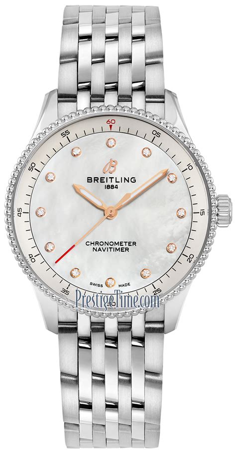 breitling a77320e61a2a1|a77320e61a2a1 Breitling Navitimer Automatic 32 Ladies Watch.